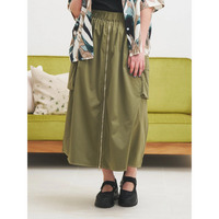 センターZIPカーゴスカート