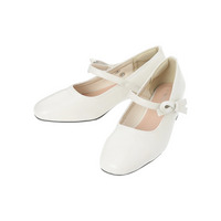 【la farfa SHOES/ラ・ファーファシューズ】リボンストラップパンプス