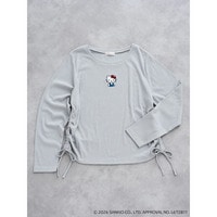 【サンリオキャラクターズ】ラメテレコドロストロングTシャツ