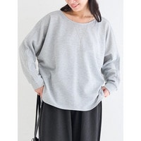 アクセサリー付きラメ入りドルマンプルオーバー