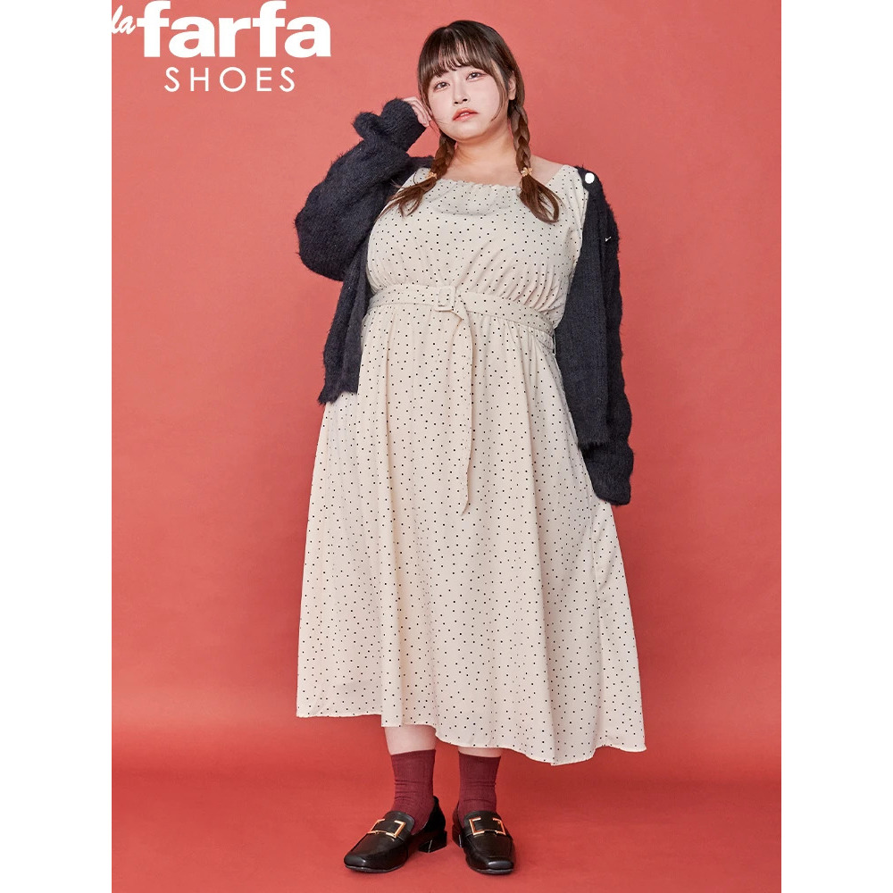 【la farfa SHOES/ラ・ファーファシューズ】スクエアオーナメントローファー5