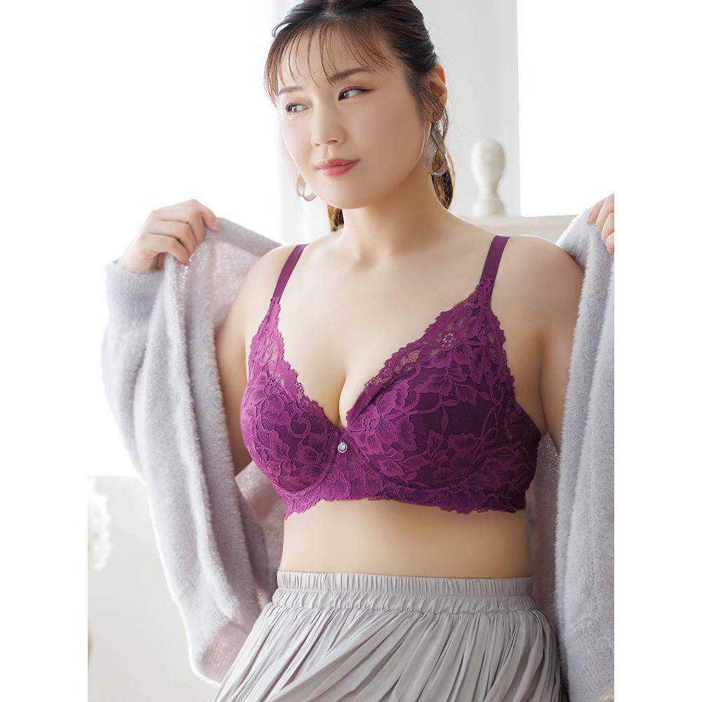 [D85-I95]総レースブラ＆ショーツ[モールドカップ]5