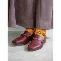 【la farfa SHOES/ラ・ファーファシューズ】スクエアビットローファー