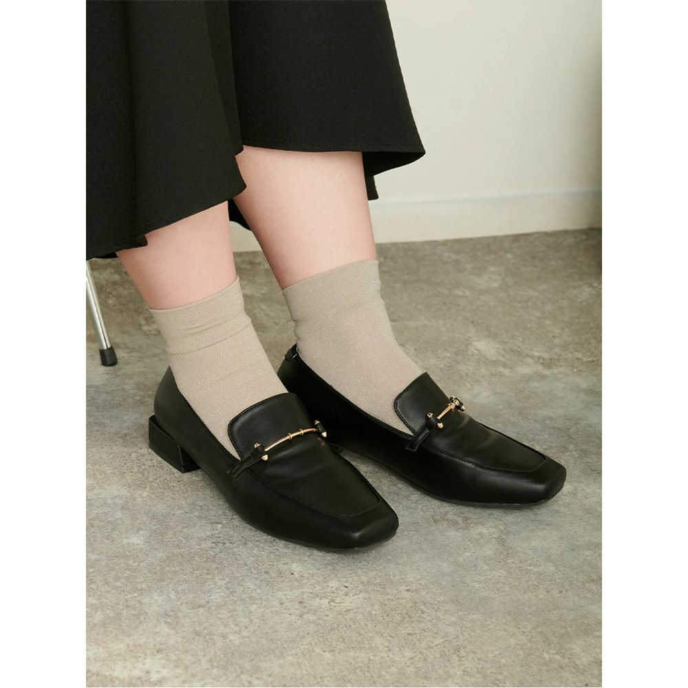 【サイトリニューアルSALE】【la farfa SHOES/ラ・ファーファシューズ】スクエアビットローファー4