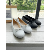 【サイトリニューアルSALE】【la farfa SHOES/ラ・ファーファシューズ】ラウンドリボンバレエシューズ