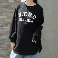 新色追加!! ３デザイン綿１００％満点ロングＴシャツ