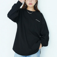 ３デザイン綿１００％満点ロングＴシャツ