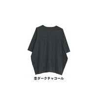 新色追加!! 半袖・七分袖・長袖 コクーン シルエット チュニック