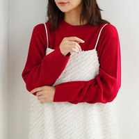 新色追加!! Ｔシャツ感覚で使えるモックネックニット