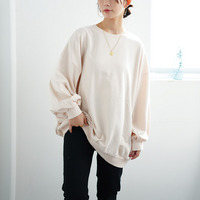 新色追加!! 【裏起毛の服苦手さんにおススメ】ゆるシルエット スウェット トレーナー 