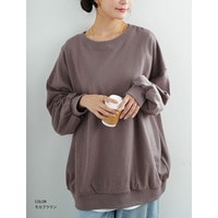 【再入荷】新色追加!! 【裏起毛の服苦手さんにおススメ】ゆるシルエット スウェット トレーナー