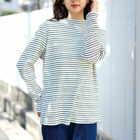 【ちょい温シリーズ】 メロウ ハイネック リブ トップス