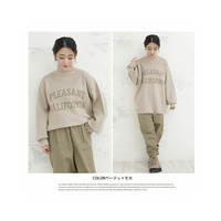 カレッジロゴ ジャガードニット