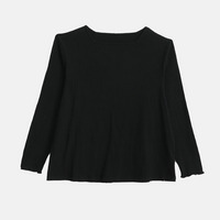 ピタピタからの解放 着やすいから着まわしたい！サイズと着心地にこだわり選べるネック 綿混メロウリブトップス