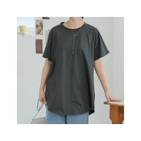 魔法のお腹カバー 綿100 裾フレア Tシャツ