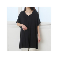 【TORORELAX】Aライン切替 スキッパー チュニック