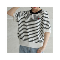 マリクールknit ハート刺繍 トップス