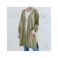 マリクールknit シンプル Vネック ロングカーデ