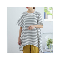 【ハッピーさらりん】 裾フレア バックテール トップス