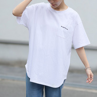 新色追加!! もっと楽ちん! さらっと涼やか 裾ラウンド チュニック丈 Tシャツ