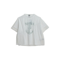 ロゴTシャツ × チュール Tシャツ 2点SET