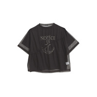 ロゴTシャツ × チュール Tシャツ 2点SET