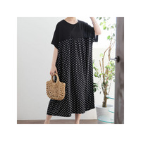切替でスタイルアップ♪ 柄で魅せる 夏ワンピース