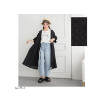 【FROM INDIA】 袖レース カシュクール ワンピース