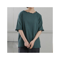 可愛いも着やすいも我慢しない！ さらりと着映える ゆるっと楽ちん カット楊柳 Tシャツ