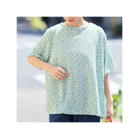 可愛いも着やすいも我慢しない！ さらりと着映える ゆるっと楽ちん カット楊柳 Tシャツ