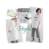 【ぼく、シマエナガ】 選べる2デザイン 半袖 Tシャツ 