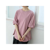 USA コットン100％ パフ袖 Tシャツ