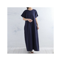 エンボス Aライン ワンピース