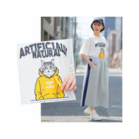 ネコプリント Tシャツ