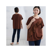 アシメ ラッフル Tシャツ