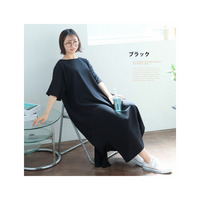 スタンダードデザインが一番良い！ しゃり伸び 楊柳 ワンピース
