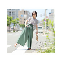 ストライプ ギャザー プルオーバー