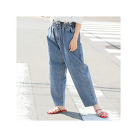 好みの厚みが選べる！ ハイウエストなのに苦しくない デニムパンツ