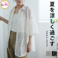 パネルレース シャツ