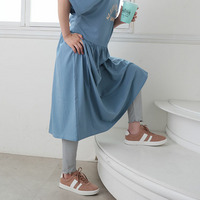 素足見せない 可愛く脚カバー レギンス