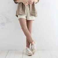 素足見せない 可愛く脚カバー レギンス