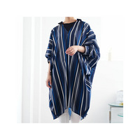 ドレープが美しい 体型をすっぽり隠す スキッパー チュニック