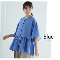 酷暑に負けない！ ひんやり フレア ブラウス