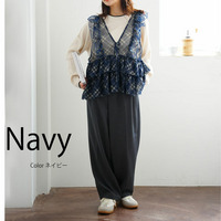 バイヤス チェック チュール キャミ