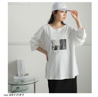 綿100％ なめらか心地 選べる ロゴプリント Tシャツ