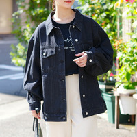 ゆるっとこなれる ビッグシルエット デニムジャケット