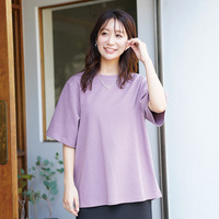 名品！選べるシルエット 綿 ベーシックロンT コットン Tシャツ ラウンドネック 長袖 半袖 深Uネック
