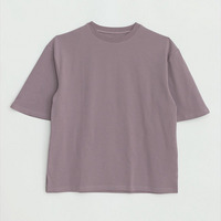 名品！選べるシルエット 綿 ベーシックロンT コットン Tシャツ ラウンドネック 長袖 半袖 深Uネック