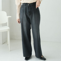 ゆるっとこなれる大人の デニム ストレート ワイド 美脚