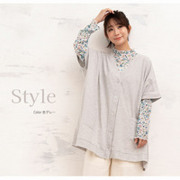 3シーズン活躍！ さらっと鹿の子 ビッグ 前あき ベスト